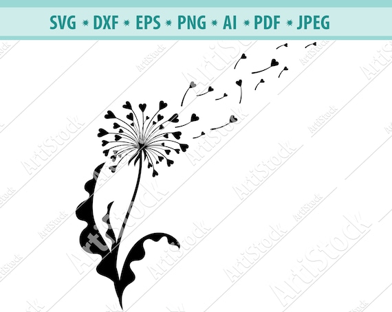 Free Free Heart Dandelion Svg 83 SVG PNG EPS DXF File