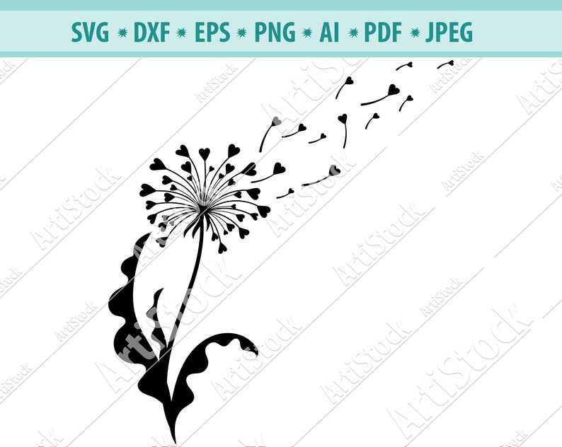 Free Free Dandelion Heart Svg Free 707 SVG PNG EPS DXF File
