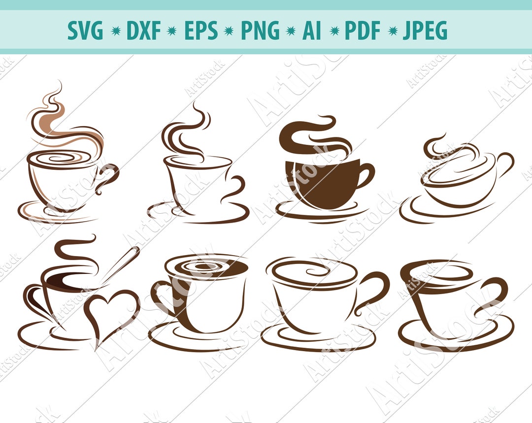 Coffee Cup SVG, Coffee Cup Vector, Coffee Cup SVG Files, Cup Coffee SVG