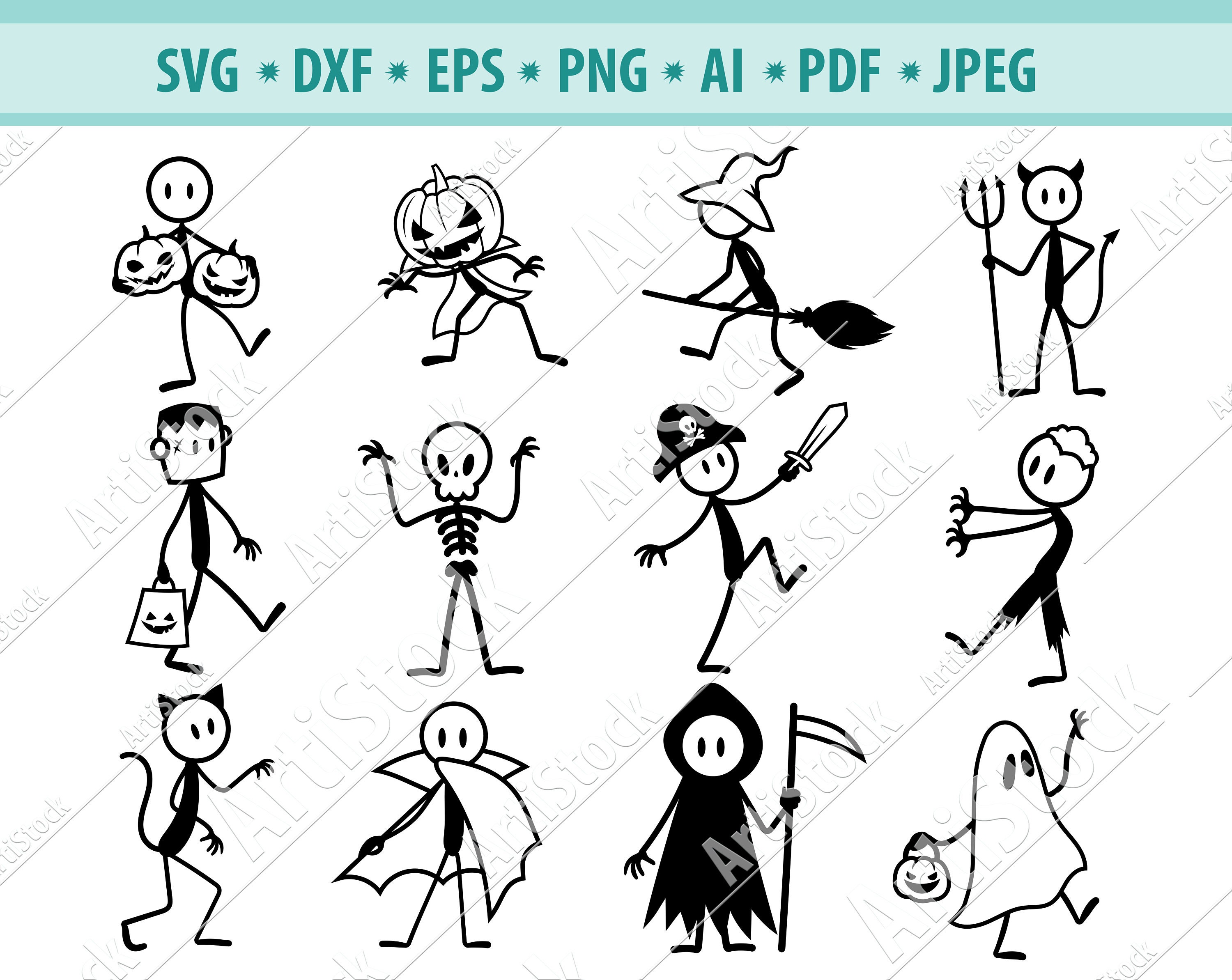 Manikins Doodle Set Stock Illustration - Download Image Now - Stick Figure,  People, Fictional Character - iStock