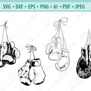 Guante de boxeo SVG / guante svg / boxeo svg / lucha svg / mma svg / sport svg / boxe svg / clipart / stencil / vinilo / archivo de corte / silueta / cricut