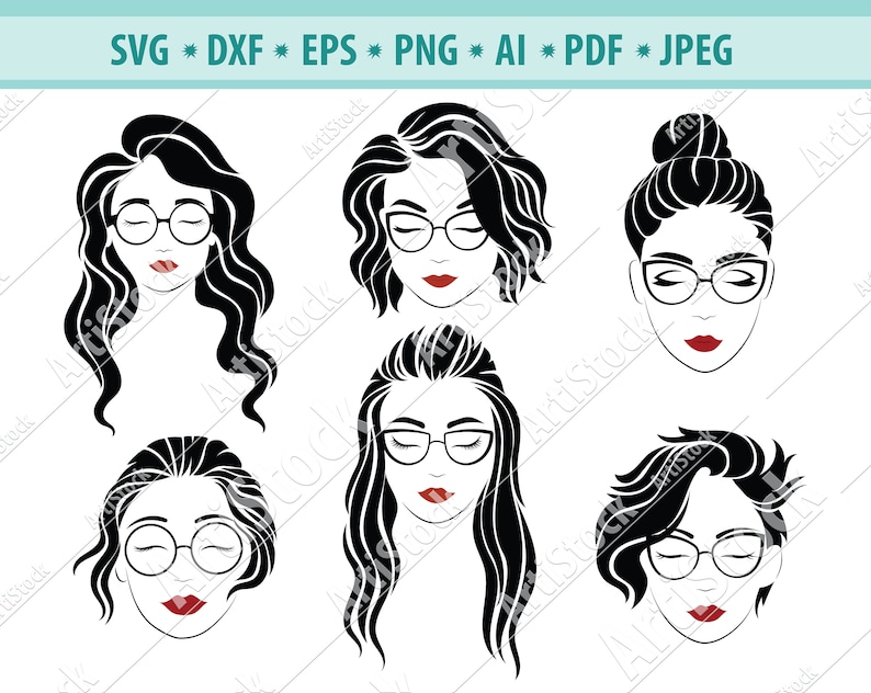 Download Woman S Face Svg Bundle Makeup Svg Girl Eps Png File Instantly Loading Woman Beauty Saloon Svg Cricut Cut File Women With Glasses Svg Clip Art Art Collectibles Jewellerymilad Com