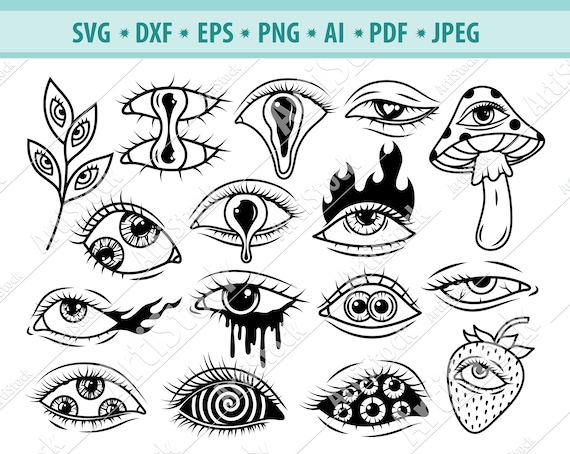 Halloween Eyes Svg Eyes Svg Creepy Eye Svg Eyelashes Svg - Etsy