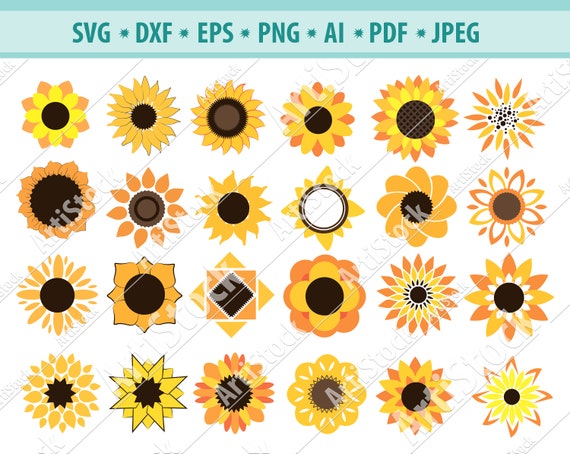 Download Sunflower svg sunflower clipart sun svg flower svg | Etsy