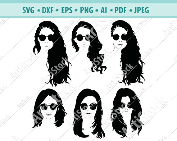 Download Woman S Face Svg Woman Svg File Girl Svg Instantly Etsy