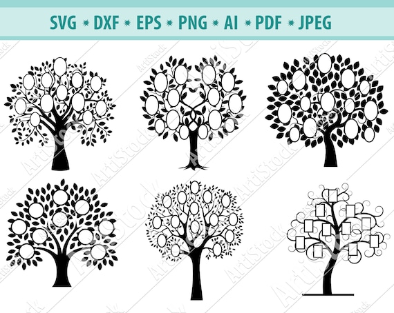 Download Family Tree Svg Bundle Family Tree Svg Family Tree Clipart Etsy