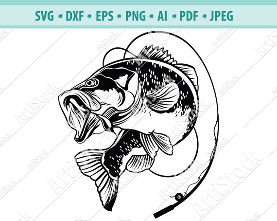 Free Free 148 Silhouette Bass Svg SVG PNG EPS DXF File