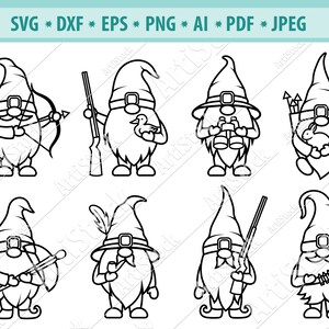 Jagdzwerg SVG, Wichtel SVG, Jäger Wichtel SVG, Wichtel Clipart, Jagdpistole Png, Ente Svg, Schleife mit Pfeilen Svg, Svg Cut File, Eps, Cricut