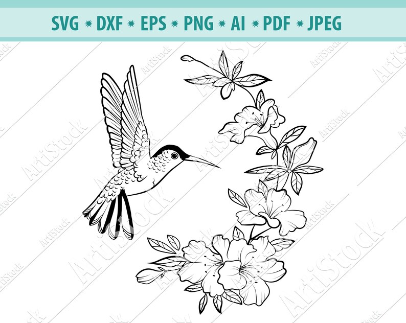 Download Hummingbird SVG file Hummingbird Wreath svg file ...