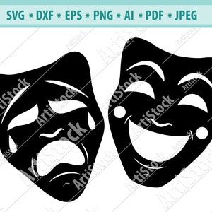 Tragedy Mask Svg 