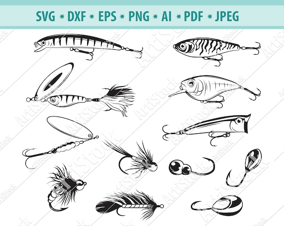 Fishing Bait Svg, Fishing Svg, Fishing Clipart, Fishing Files for Cricut,  Fishing Cut Files for Silhouette, Fishing Lures Svg, Dxf Png Eps -   Norway