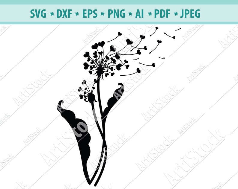Free Free Heart Dandelion Svg 489 SVG PNG EPS DXF File