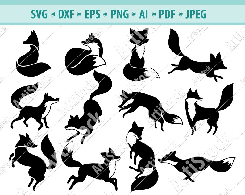 Fox Svg Bundle Foxes SVG Cute Sleeping Fox SVG Foxes | Etsy