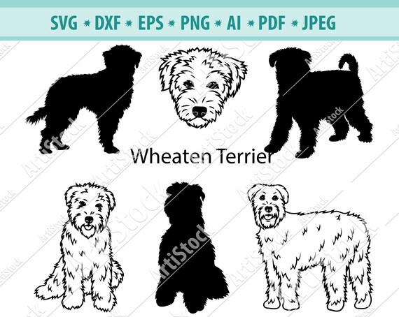 Download Wheaten Terrier Svg Wheaten Dog Silhouette Svg Dog Svg Etsy PSD Mockup Templates