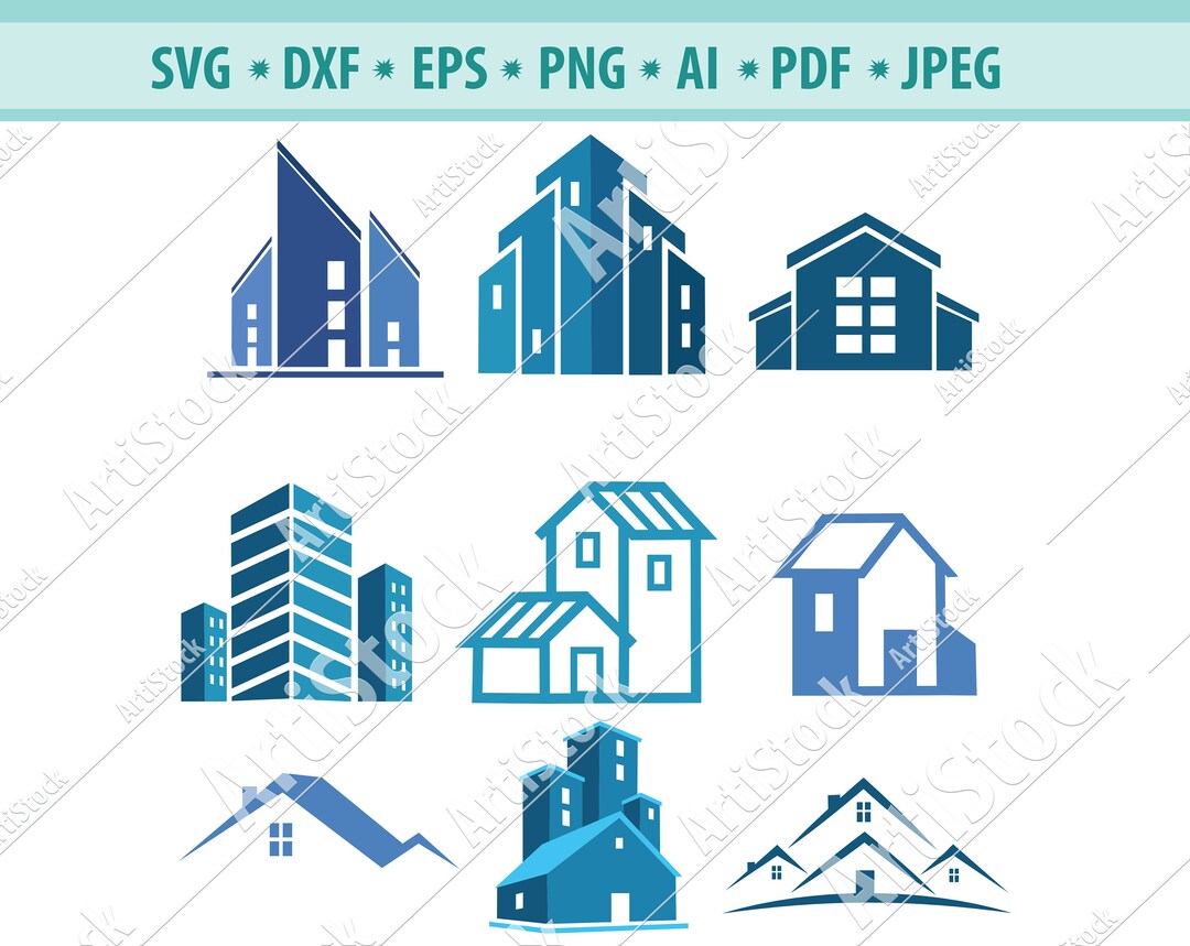 House Svg, Realtor Logo, House Clipart, House Dxf, Real Estate Svg ...