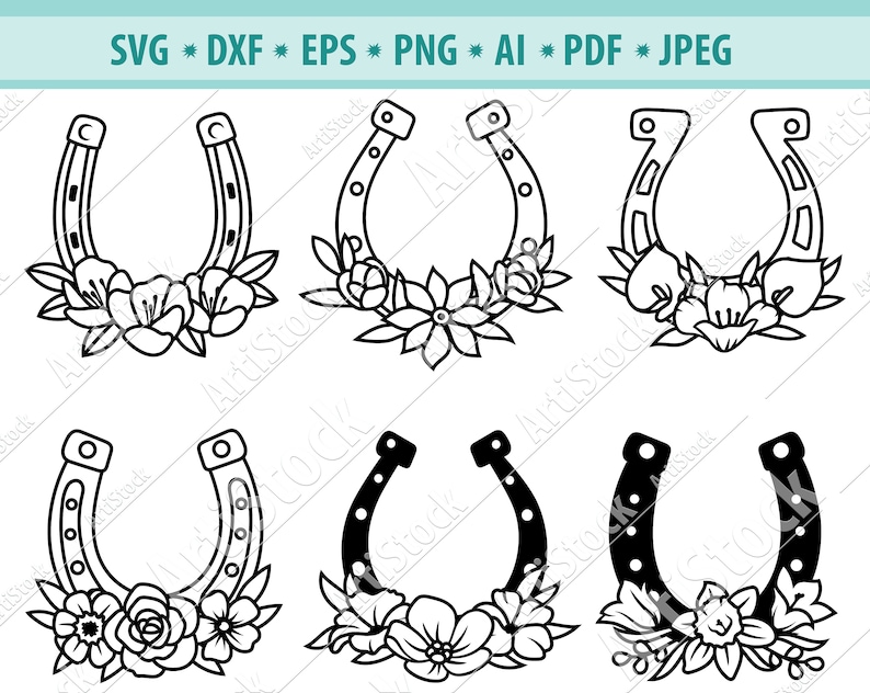 Download Png Floral Horseshoe Svg Horseshoe Cut File Lucky Svg Horseshoe Svg File File For Cricut Horseshoe Flowers Svg Eps Good Luck Svg Clip Art Art Collectibles
