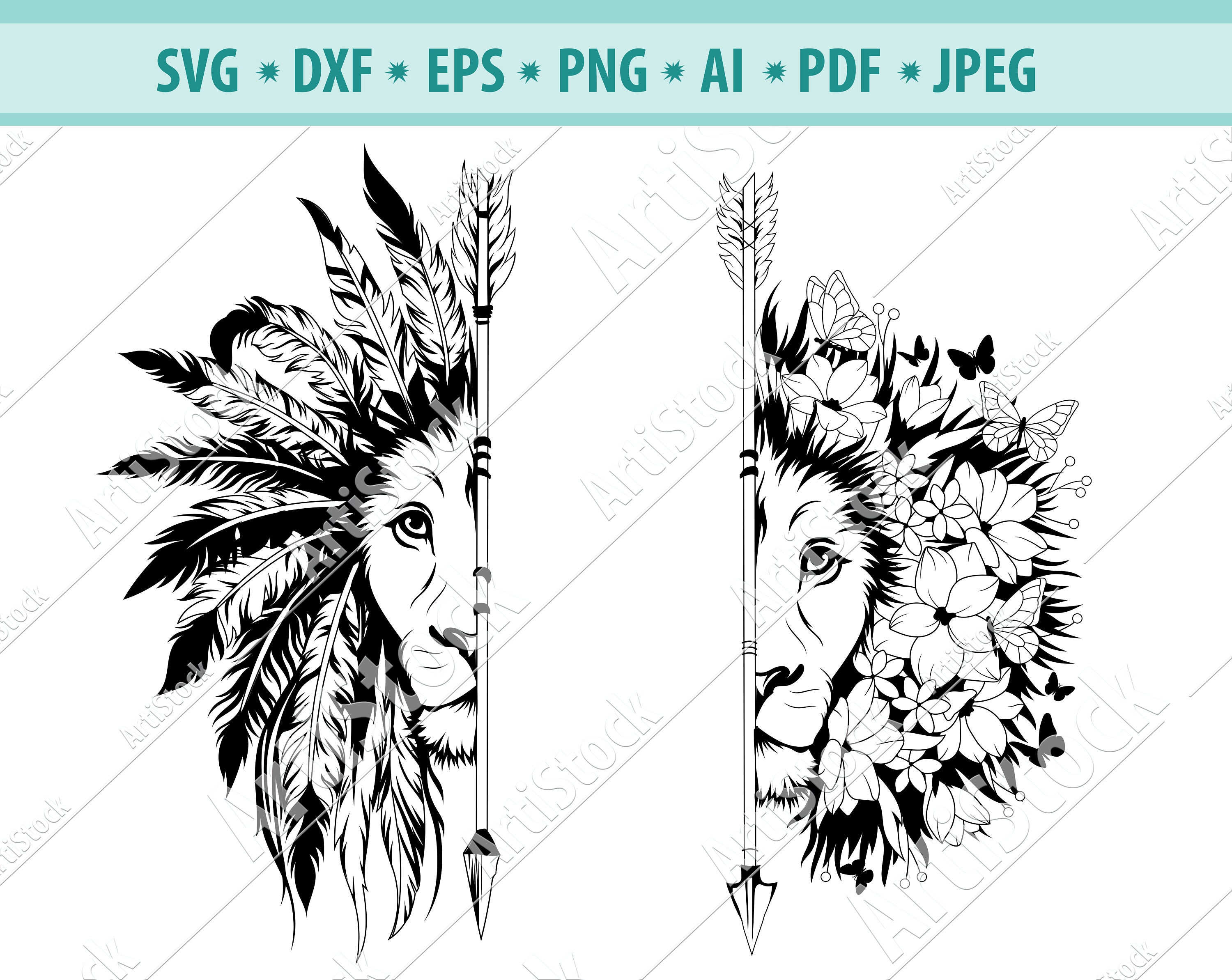Free Free Boho Lion Svg 488 SVG PNG EPS DXF File