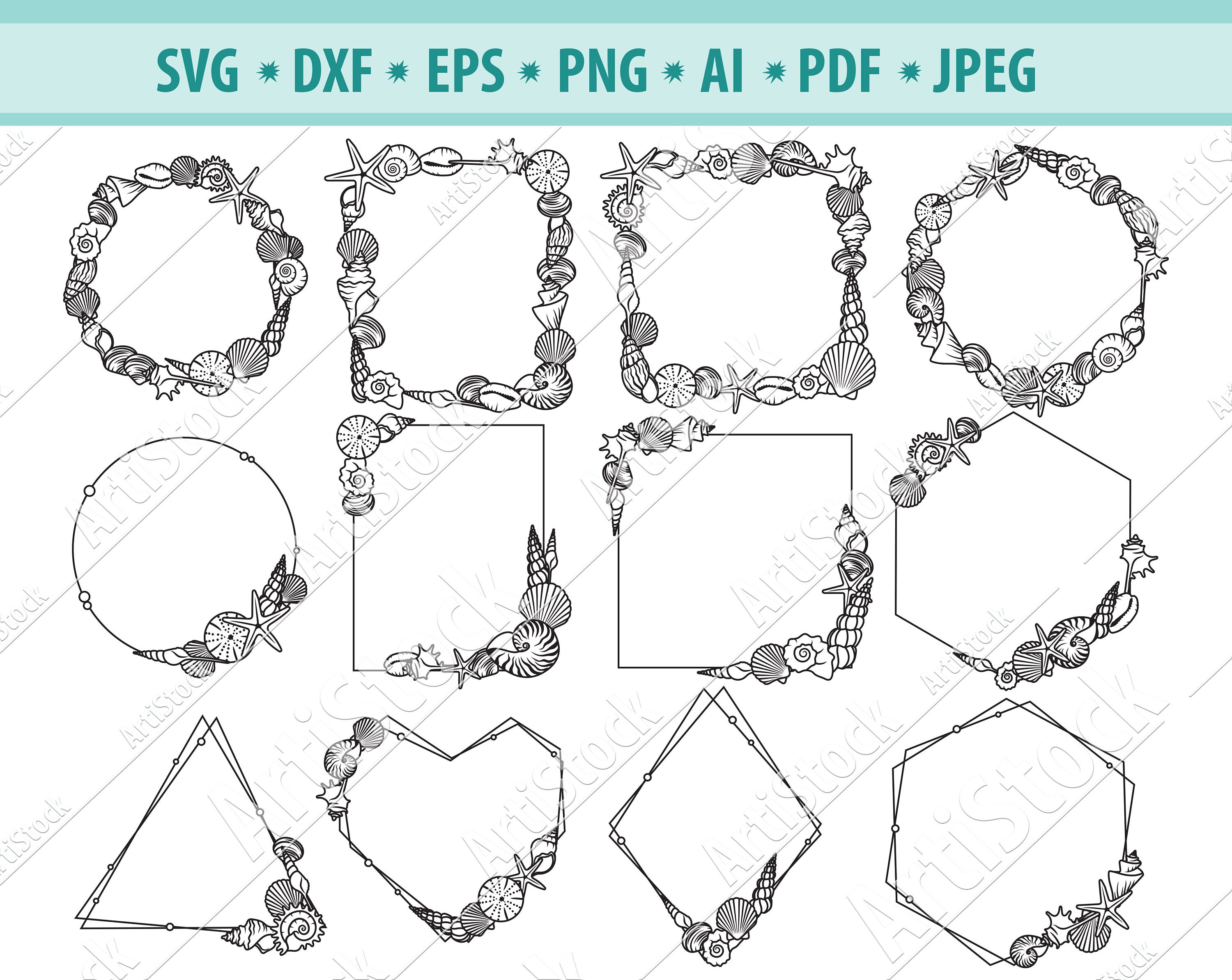 Beach Svg Shell Frame Svg Digital File Ocean Svg Marine Frame Svg beach-svg-shell-frame-svg-digital-file-ocean-svg-marine-frame-svg