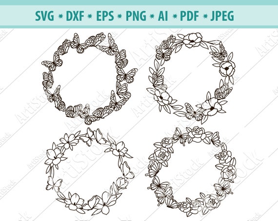 Free Free 340 Silhouette Butterfly Monogram Svg SVG PNG EPS DXF File