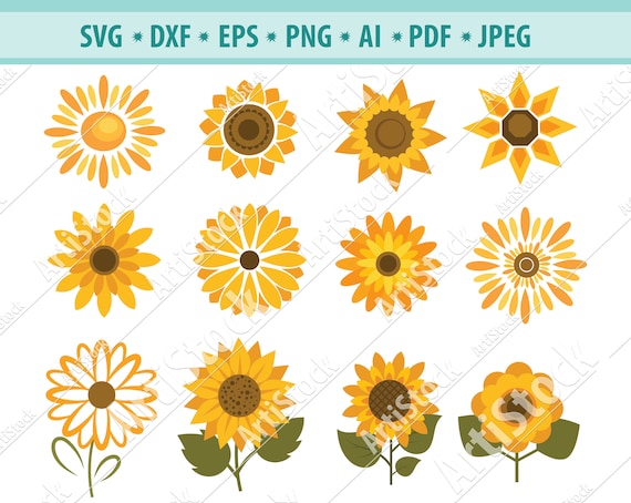 Free Free Sunflower Svg Etsy 670 SVG PNG EPS DXF File