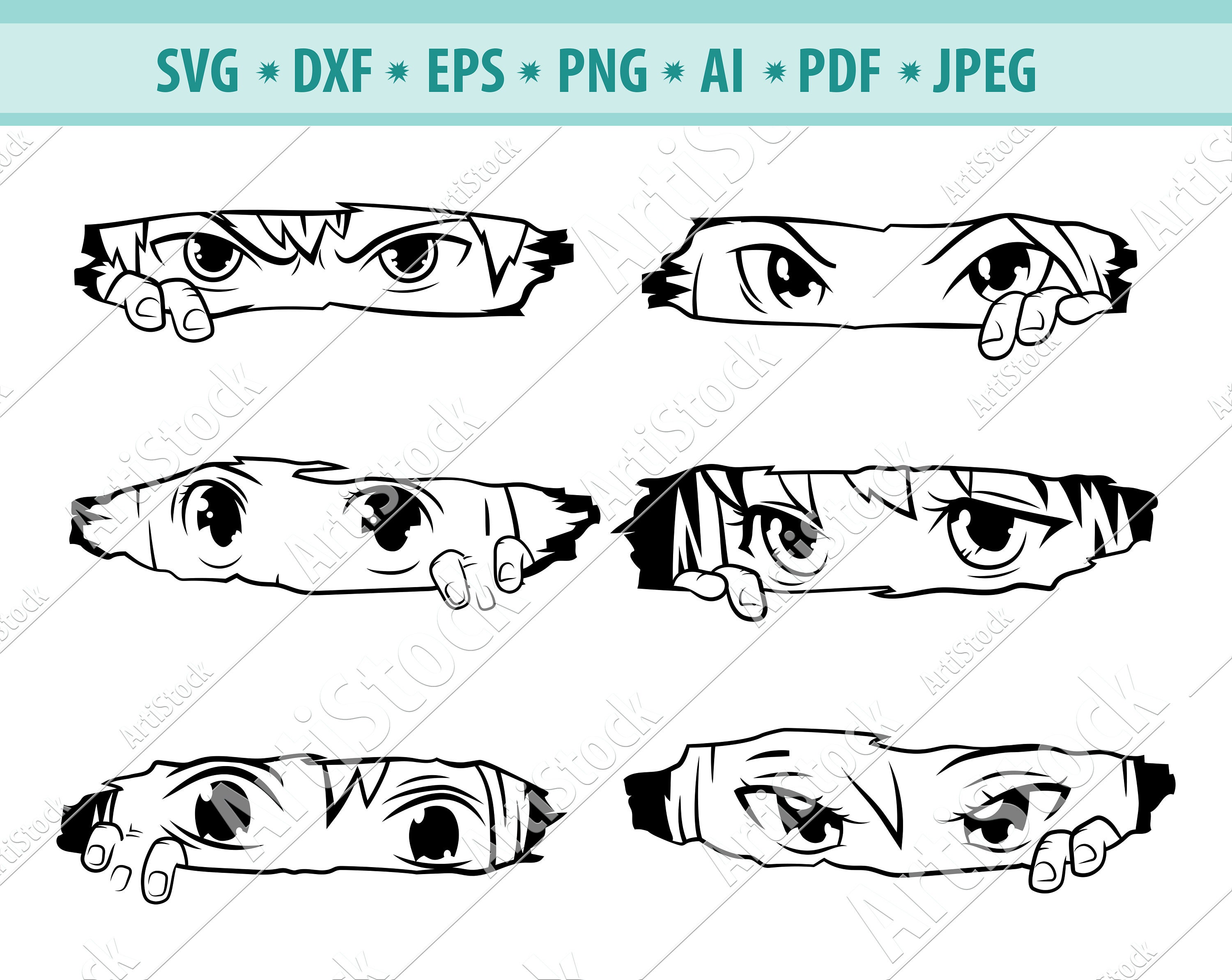 How to draw anime eyes: Anime eye drawing guide from Artistro