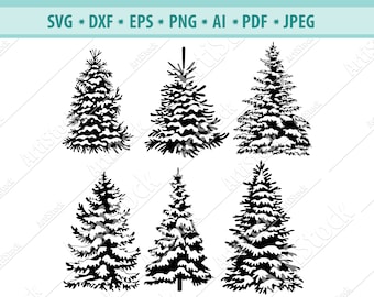 Christmas tree svg, pine svg, tree svg, tree template, christmas tree kit, christmas template, christmas design svg, christmas svg, spruce
