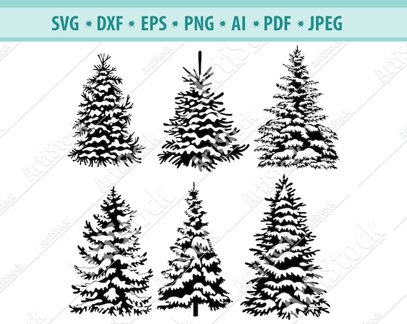 Free Free 330 Snow Tree Svg SVG PNG EPS DXF File