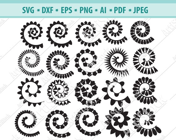 Download Free Cricut Rolled Flower Template | Best Flower Site