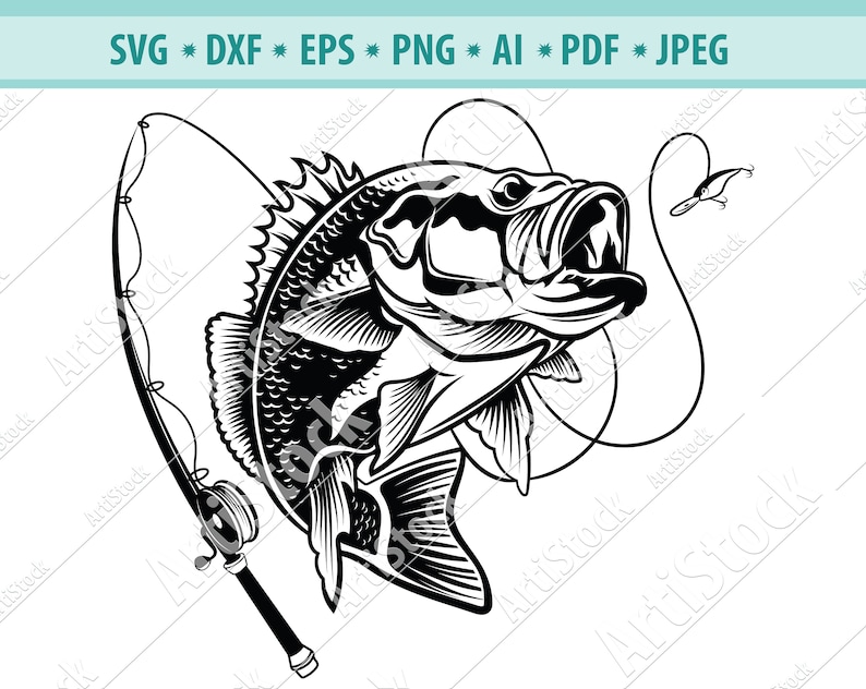 Free Free 73 Silhouette Fishing Pole Svg SVG PNG EPS DXF File