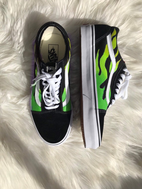 vans custom flame