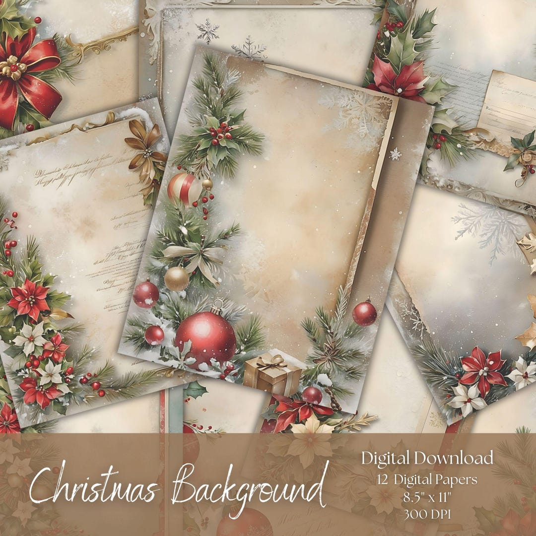 Classic Christmas Background Printable - Il 1080xN.6410980719 Ayhf