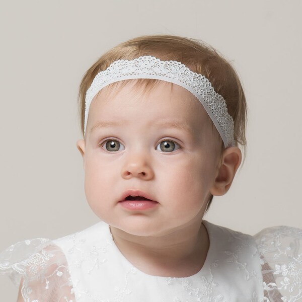 Christening Headband Etsy