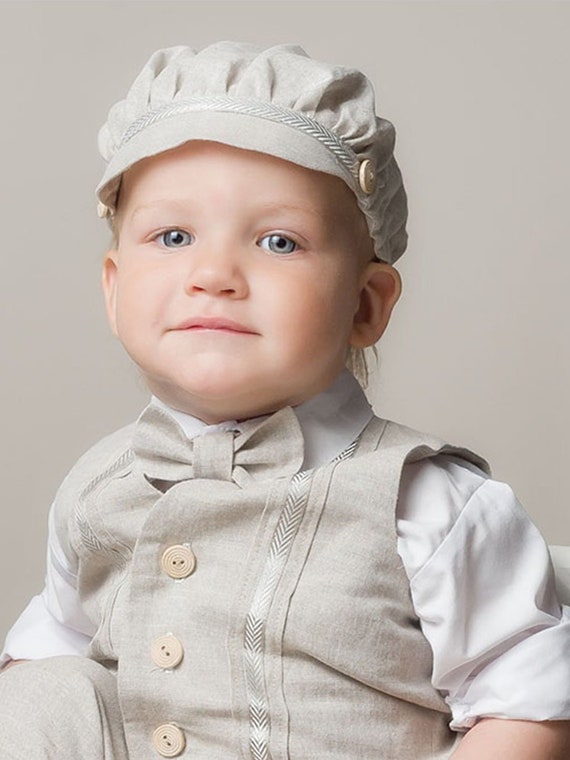 baby boy christening hats