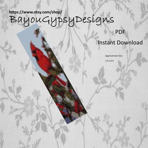 Cardinal Peyote Pattern PDF INSTANT DOWNLOAD