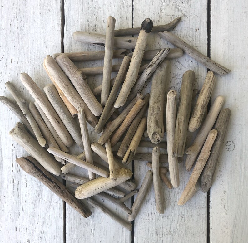 50pcs driftwood 1.5-4.3 Craft Wood Home Decor Beach Crafts 4-11cm Driftwood pieces Wood Decoration Wedding decors Beach Driftwood