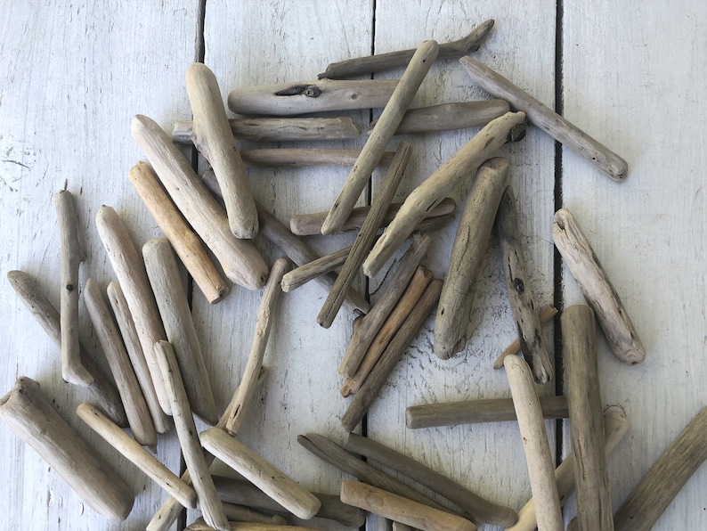 50pcs driftwood 1.5-4.3 Craft Wood Home Decor Beach Crafts 4-11cm Driftwood pieces Wood Decoration Wedding decors Beach Driftwood