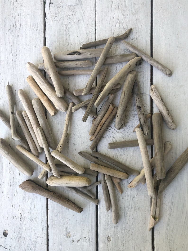 50pcs driftwood 1.5-4.3 Craft Wood Home Decor Beach Crafts 4-11cm Driftwood pieces Wood Decoration Wedding decors Beach Driftwood