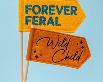 Custom Kids Room Flags. Personalised Nursery Decorations. Colourful Gifts