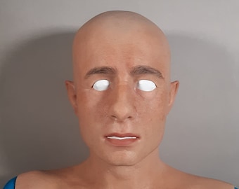 Realistic silicone male mask - Zach