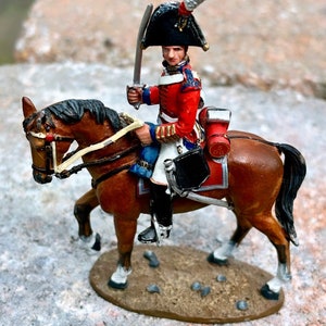 Del Prado Collection, Officer, British 5th Dragoon Guards, 1812 Cast Metal Collectibles figure