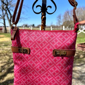Tommy Hilfiger Logo Print Crossbody Purse/ Bag