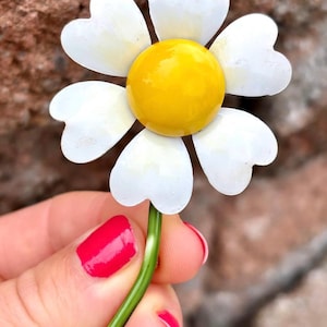 Vintage 60’s ORIGINAL BY ROBERT Enamel Flower Brooch