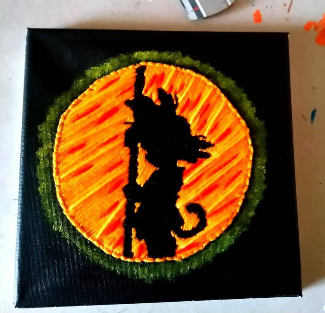 Toile Brodée et Tissée Dragon Ball