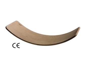 Balance board / Oak / Rocking board / wywywu / Wooden board / Montessori toy / Waldorf toy / Children gift: Handmade plywood toy for kids