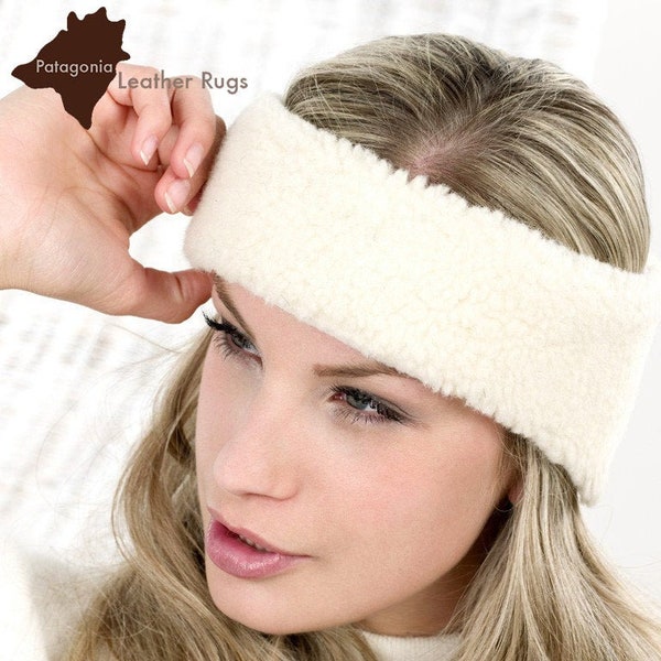 Bandeau Sport en laine véritable - Stirnband Sport Echte Wolle - Wool Headband - Fascia lana merino - 52-54-56-58-60-62 cm