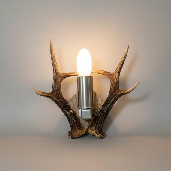 鹿の角ランプ ペンダントライト 鹿の角 照明器具 1灯 Antler