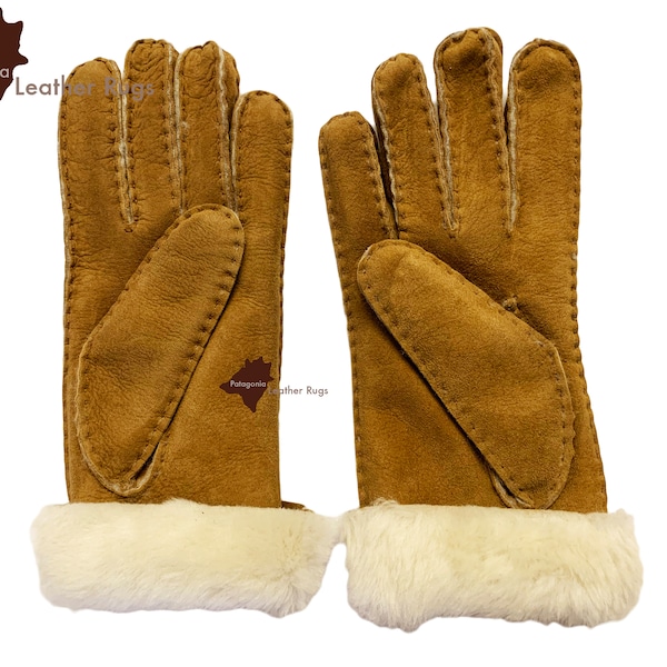 Lammfellhandschuhe - Gants en peau d'agneau - Lammfellhandschuhe - Handschuhe Schaffell