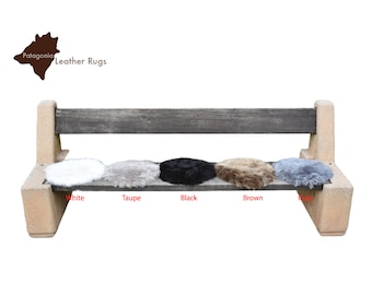 Sheepskin seat pad - Coussin d'Assise Peau de Mouton - Lammfell Sitz Auflage - Sheepskin seat cushion