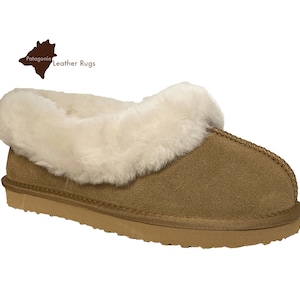 Sheepskin Slippers Women&#39;s Fur Slippers Sheepskin, Lambskin Merino Wool - Sheepskin Slippers - Lammfell Hausschuhe