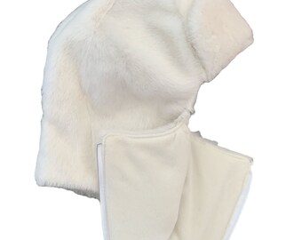 帽子 VERSO Shearling Balaclava Balaclava - 100% Natural Sheepskin Shearling Ski Mask